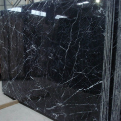 Black marquina marble slabs